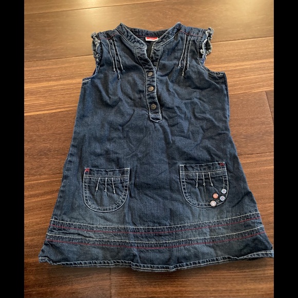 Mexx Girls Denim/Jean Dress - size 24-30M - Picture 1 of 4